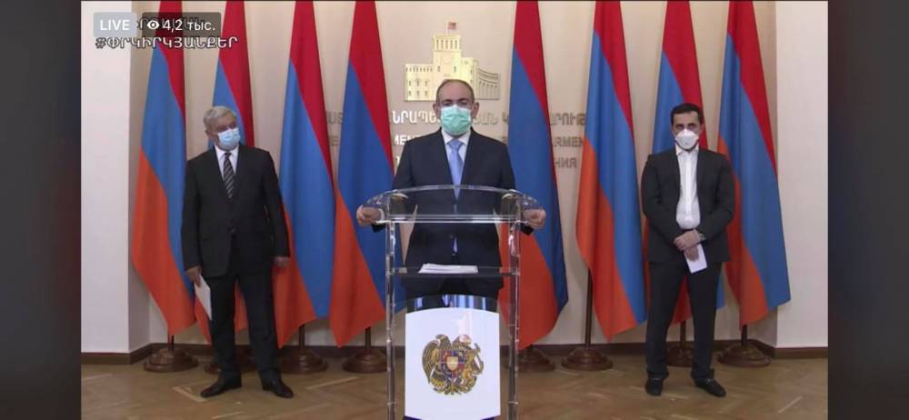 Հայաստանում արտակարգ դրության ռեժիմը կերկարացվի. վարչապետ