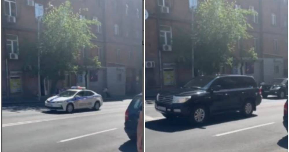 Օրբելի փողոցի երթևեկությունը 25 րոպե կաթվածահար էր արվել, որպեսզի Նիկոլ Փաշինյանի ավտոշարասյունն անցնի (Տեսանյութ)