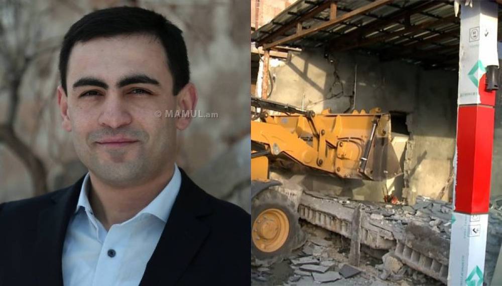 «Ձեր քանդած ամեն մի ապօրինի կառույցով դուք կառուցում եք պետություն». Նարեկ Սարգսյան