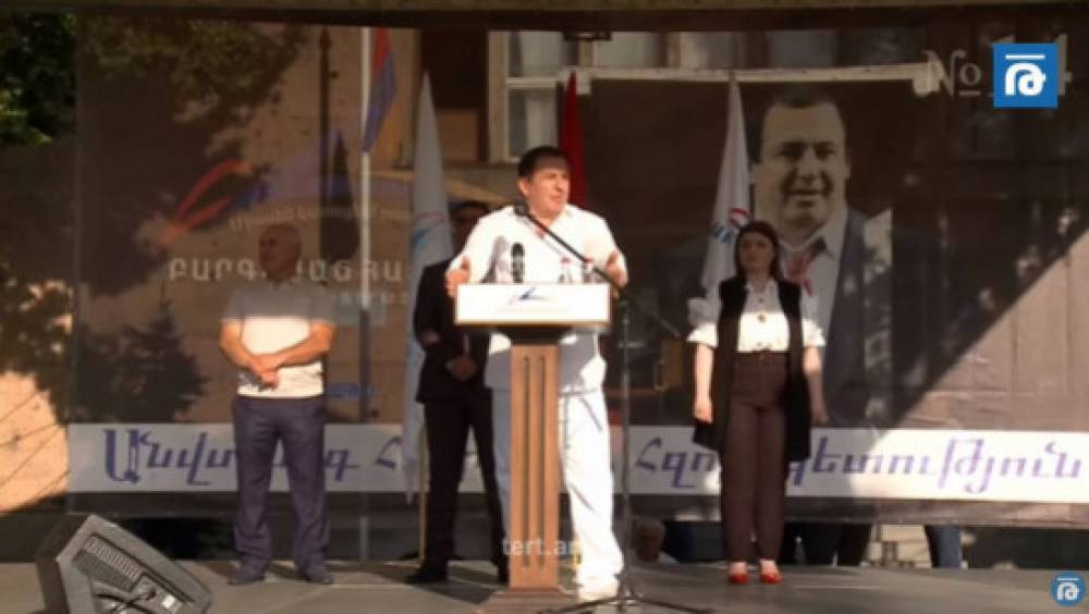 «Բարգավաճ Հայաստան» կուսակցության հանրահավաքը՝ Արագածոտնի մարզում․ ուղիղ