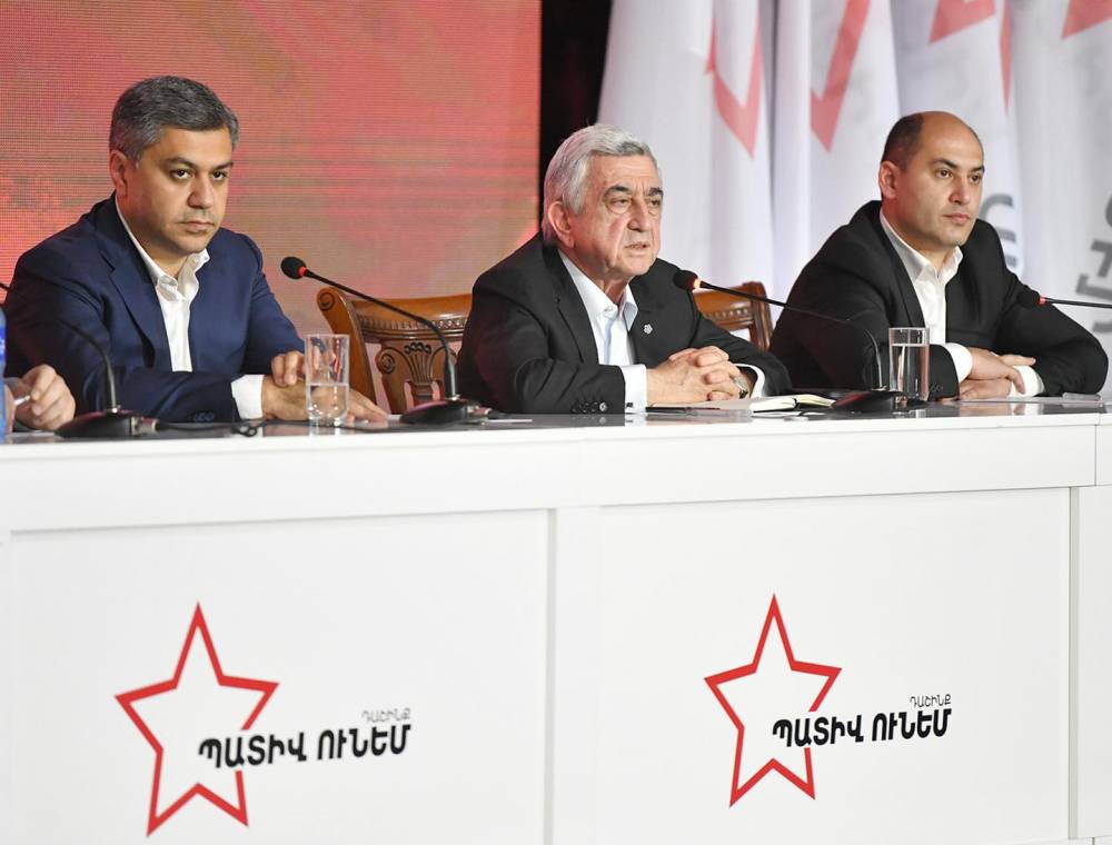 «Պատիվ ունեմ» դաշինքը ընտրողների հետ հանդիպում է ունեցել Գյումրիում
