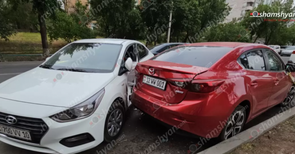 Շղթայական ավտովթար՝ Երևանում․ բախվել են 4 մեքենաներ․ կա վիրարավոր