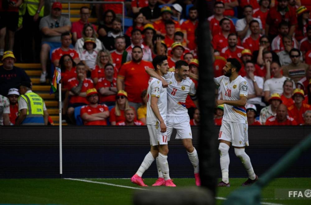 Հայաստանը 4-րդ գնդակն ուղարկեց Ուելսի դարպասը․ 2-4 (թարմացվող)