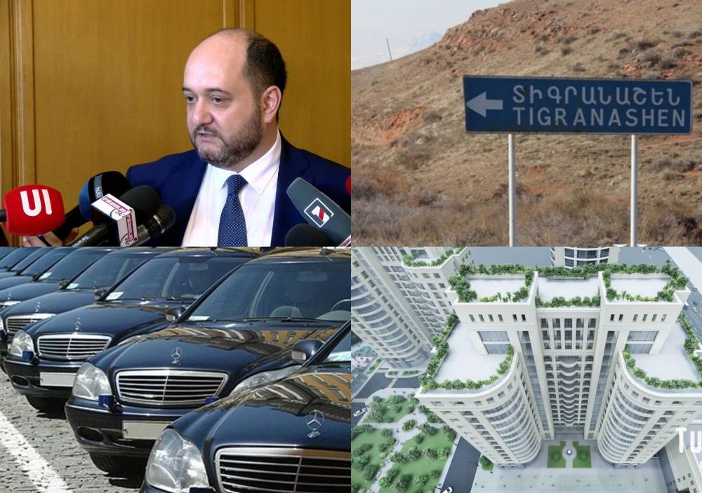 Հարությունյանը՝ Տիգրանաշենը հանձնելու, պադավատապետության ու էլիտար թաղամասում բնակարան գնելու մասին