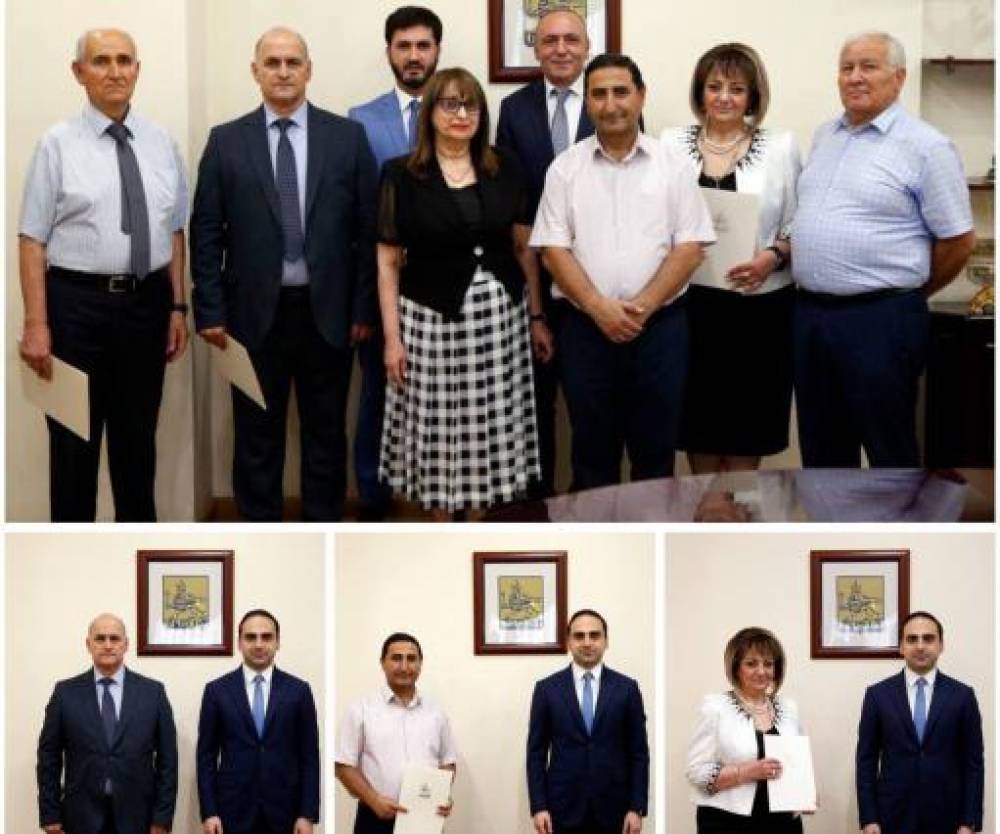 Ավինյանը կանաչապատման ոլորտի գիտնականներին շնորհակալագրեր է հանձնել