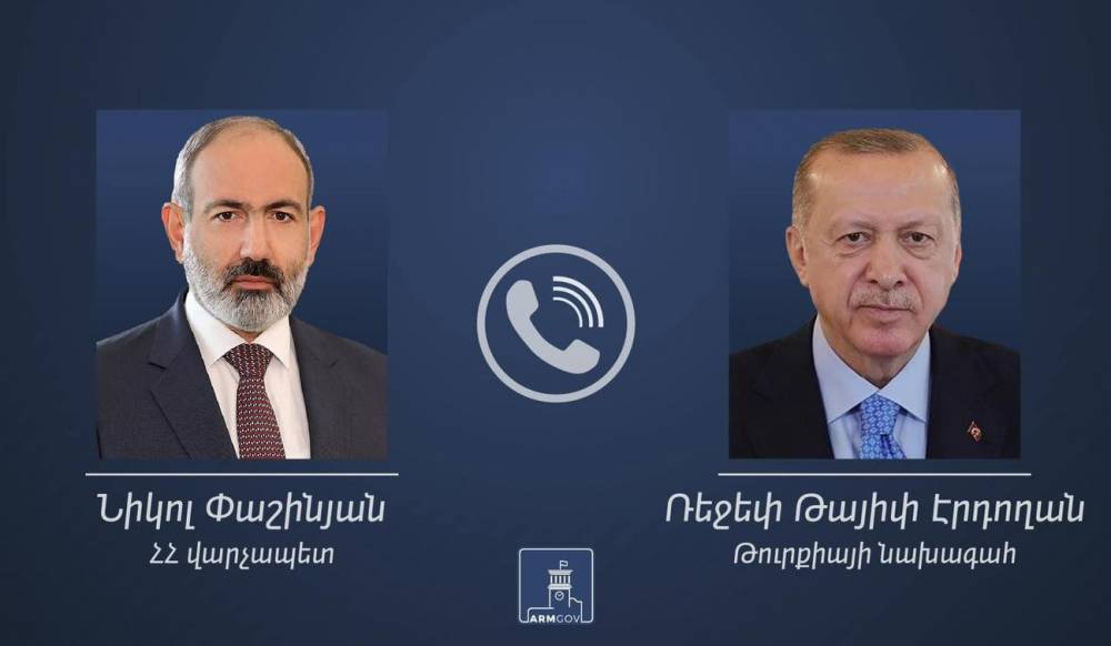 Տեղի է ունեցել Փաշինյան-Էրդողան հեռախոսազրույց․ քննարկվել են տարածաշրջանի և միջազգային օրակարգի վերջին զարգացումները