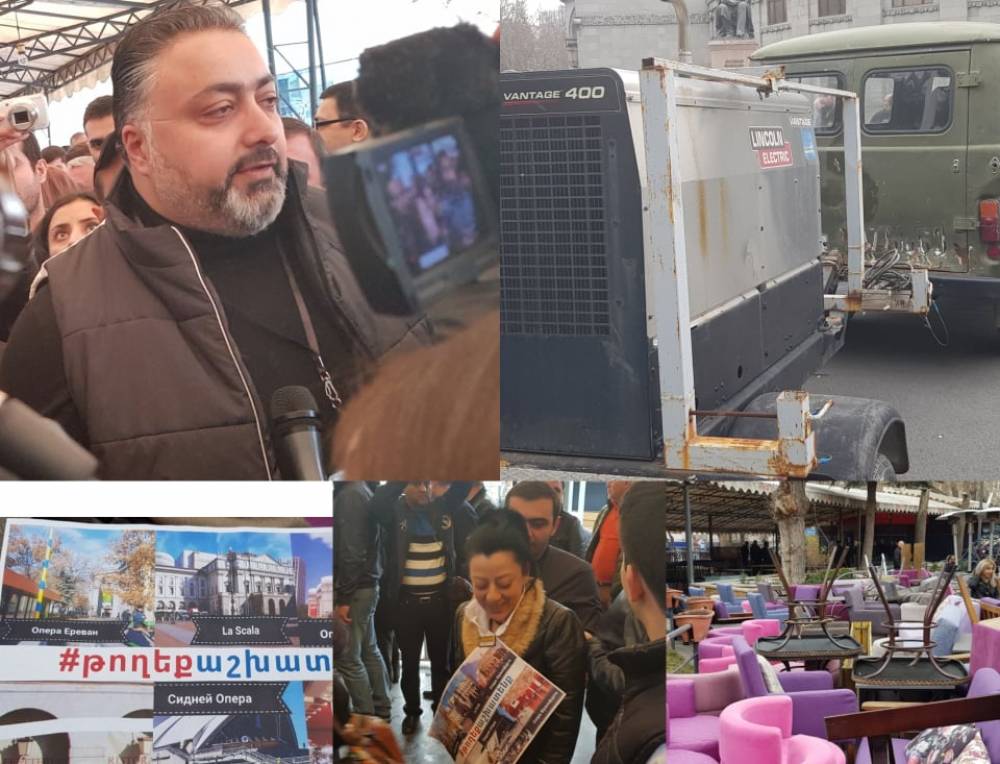 Օպերայի հարակից սրճարանների ապամոնտաժման աշխատանքները դադարեցվել է.  քաղաքապետարանում քննարկում կկայանա