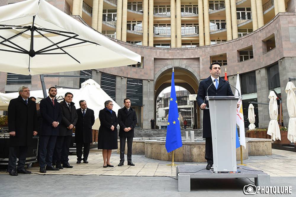 «Եվրոպայի հրապարակ»՝  Հյուսիսային պողոտայում