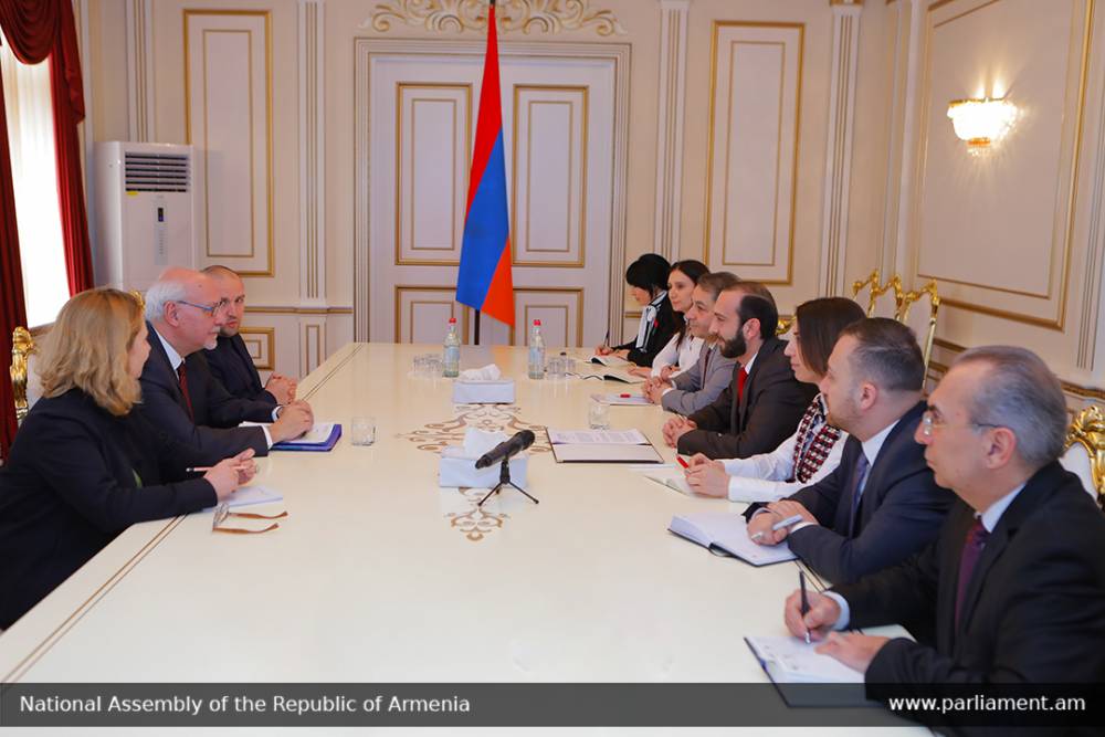Արարատ Միրզոյանն ընդունել է Եվրոպայի խորհրդի քարտուղարության մարդու իրավունքների եւ իրավունքի գերակայության Գլխավոր տնօրենին