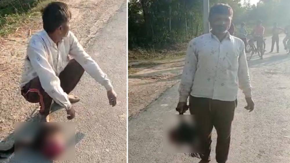 Հնդկաստանում տղամարդն իր դստեր գլուխը ձեռքին քայլել է փողոցում (տեսանյութ)