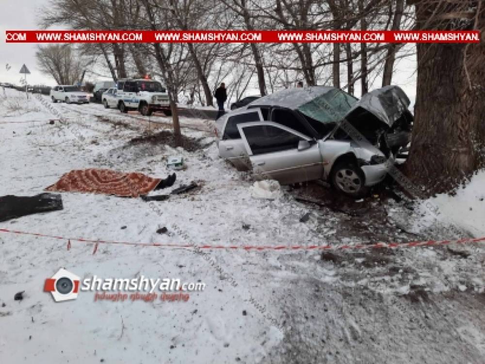 Ողբերգական ավտովթար Գեղարքունիքի մարզում. 59-ամյա վարորդը Opel-ով բախվել է ծառին. ուղևորը տեղում մահացել է