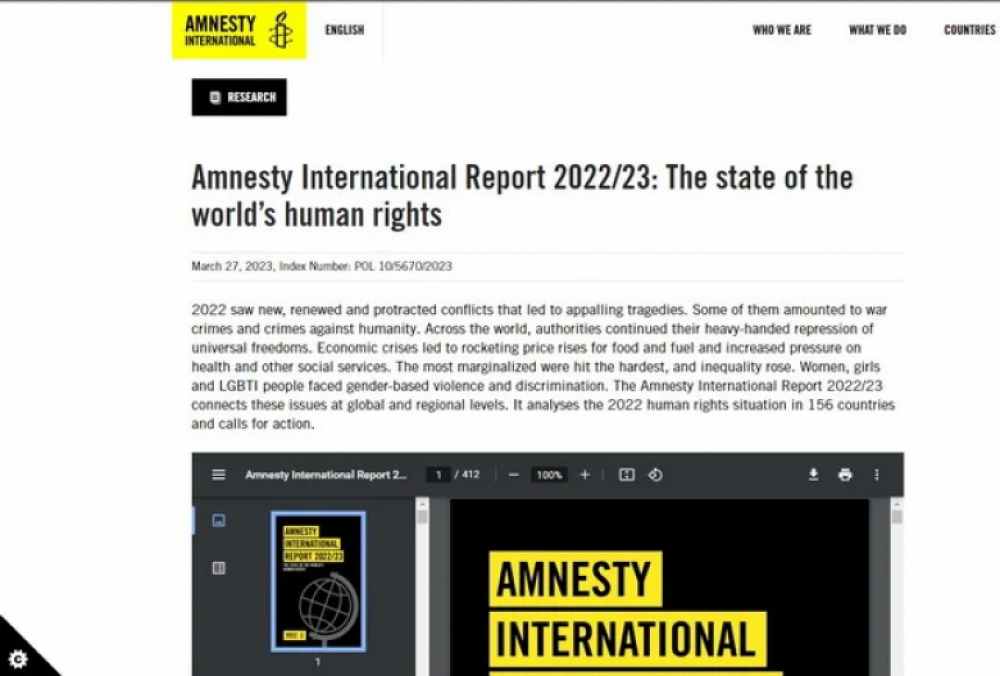 ՀՀ-ում ցույցերին անհամաչափ ուժ է կիրառվել, արտահայտման ազատությունը սահմանափակվել է. Amnesty International-ի զեկույցը