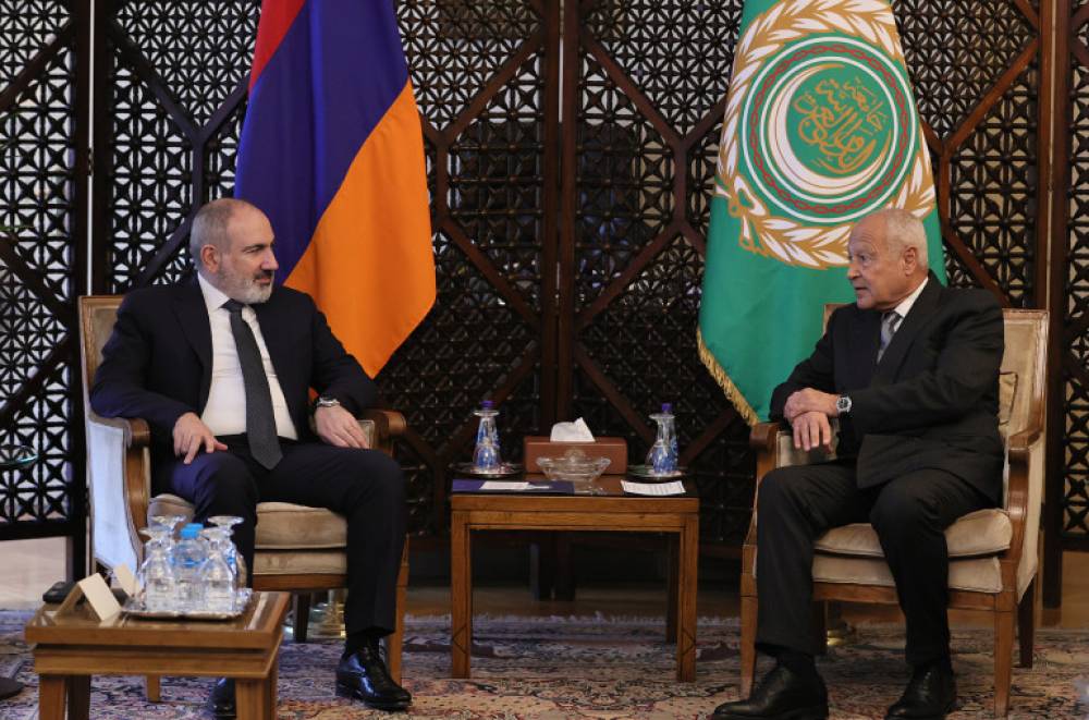 Փաշինյանը հանդիպում է ունեցել Արաբական պետությունների լիգայի գլխավոր քարտուղարի հետ․ քննարկվել է հայ-ադրբեջանական հարաբերությունները