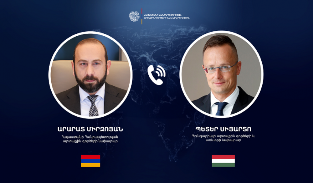 Միրզոյանն ու Սիյարտոն քննարկել են Հայաստանի և Հունգարիայի միջև երկկողմ օրակարգային հարցեր