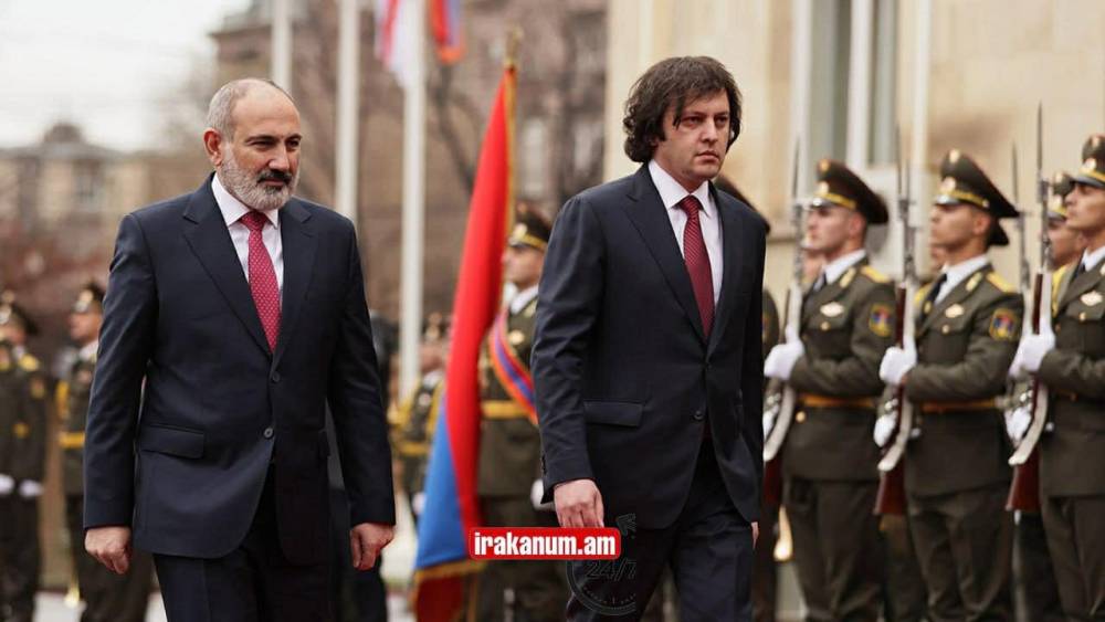 ՈւՂԻՂ. Փաշինյանի եւ Կոբախիձեի համատեղ ասուլիսը