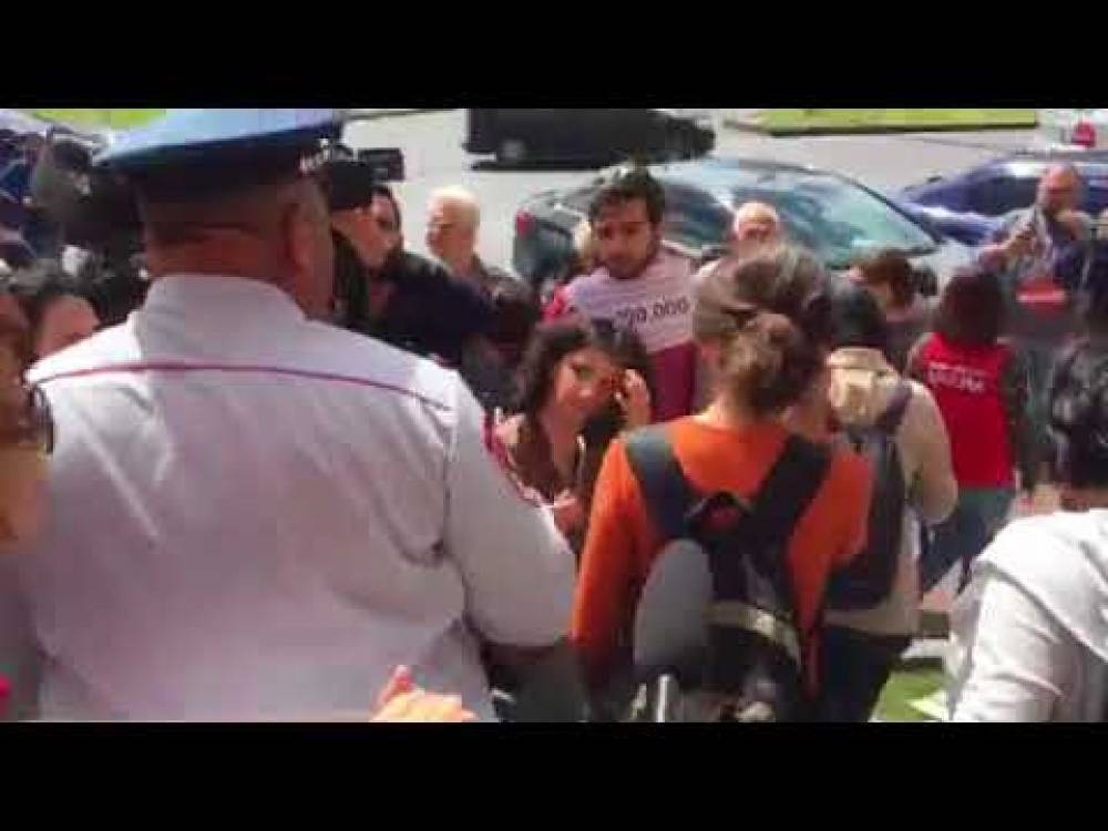 Քաշքշոց՝ քաղաքապետարանի դիմաց (տեսանյութ)