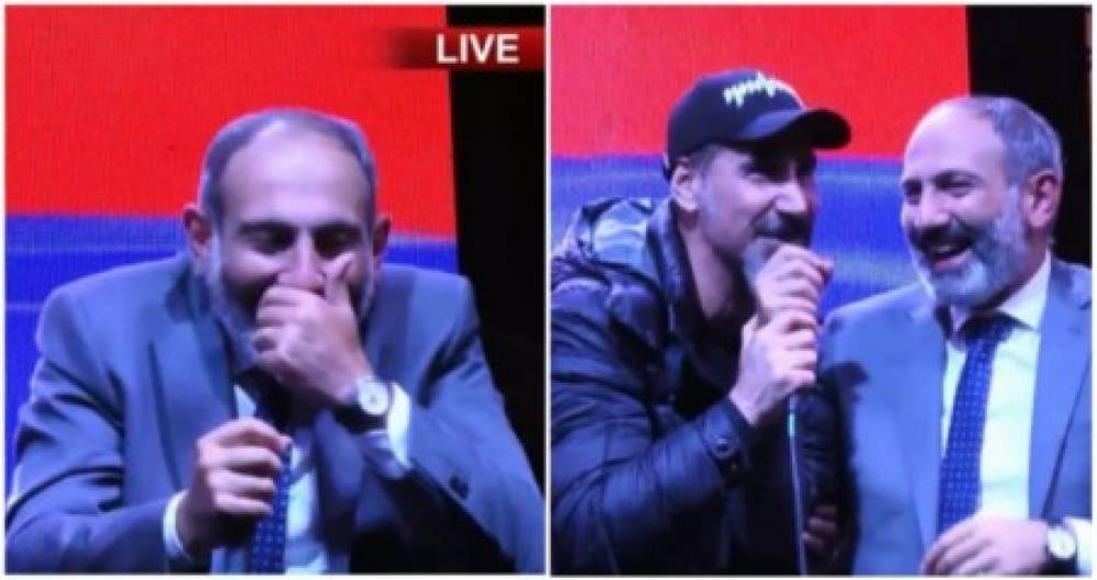 Զավեշտալի միջադեպ՝ Փաշինյանի ելույթի ժամանակ (տեսանյութ)