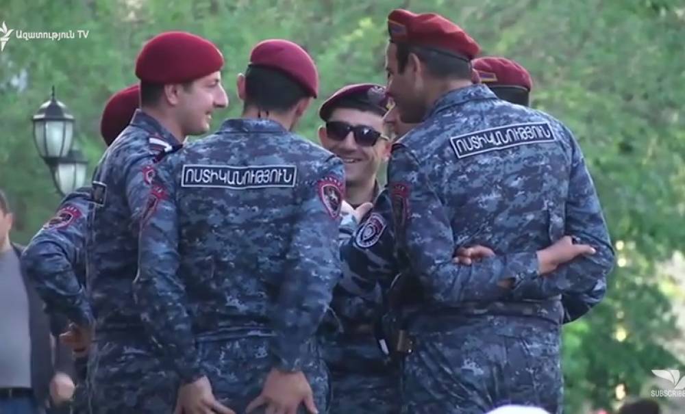 Ոստիկանական ուժերի կուտակում կենտրոնում