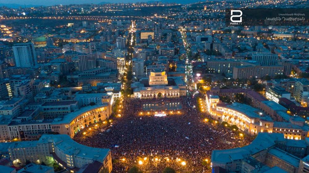 Այսօրվա հրապարակը՝ երկնքից (տեսանյութ)