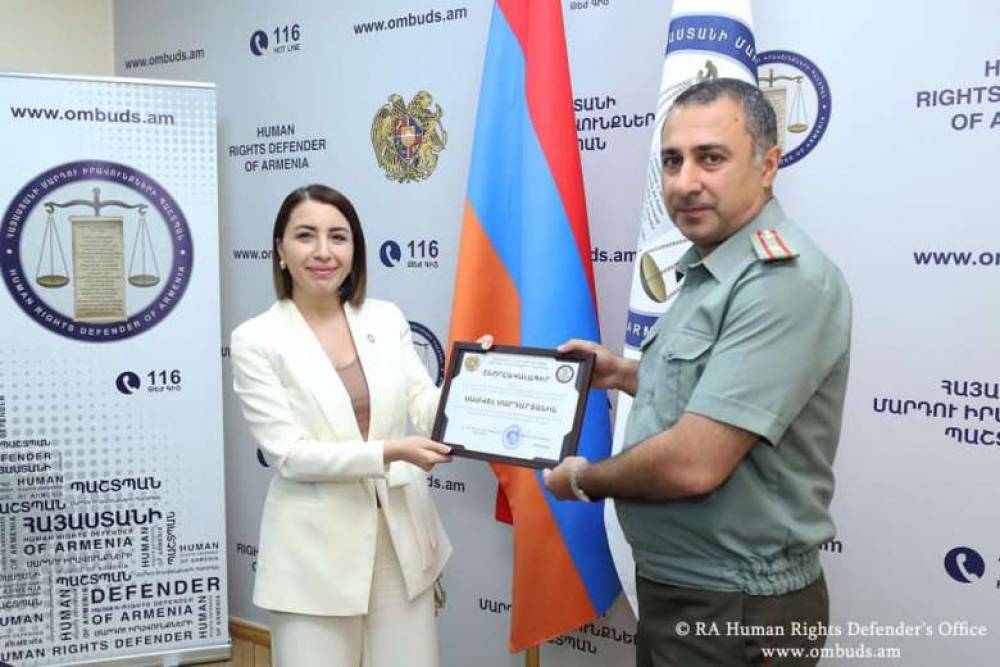 ՄԻՊ-ը շնոհակալագրեր եւ պատվորգրեր է հանձնել Հայաստանի Հանրապետության Տոնի առթիվ