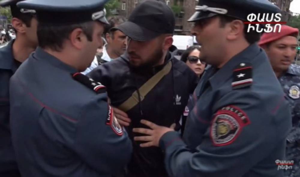 Երևանում իրականացվող ակցիաների ընթացքում վեց քաղաքացի է բերման ենթարկվել