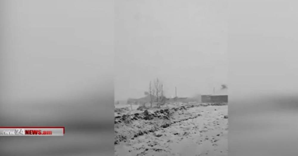 Արագածոտնի մարզի Ճարճակիս գյուղում առատ ձյուն է տեղում (Video)