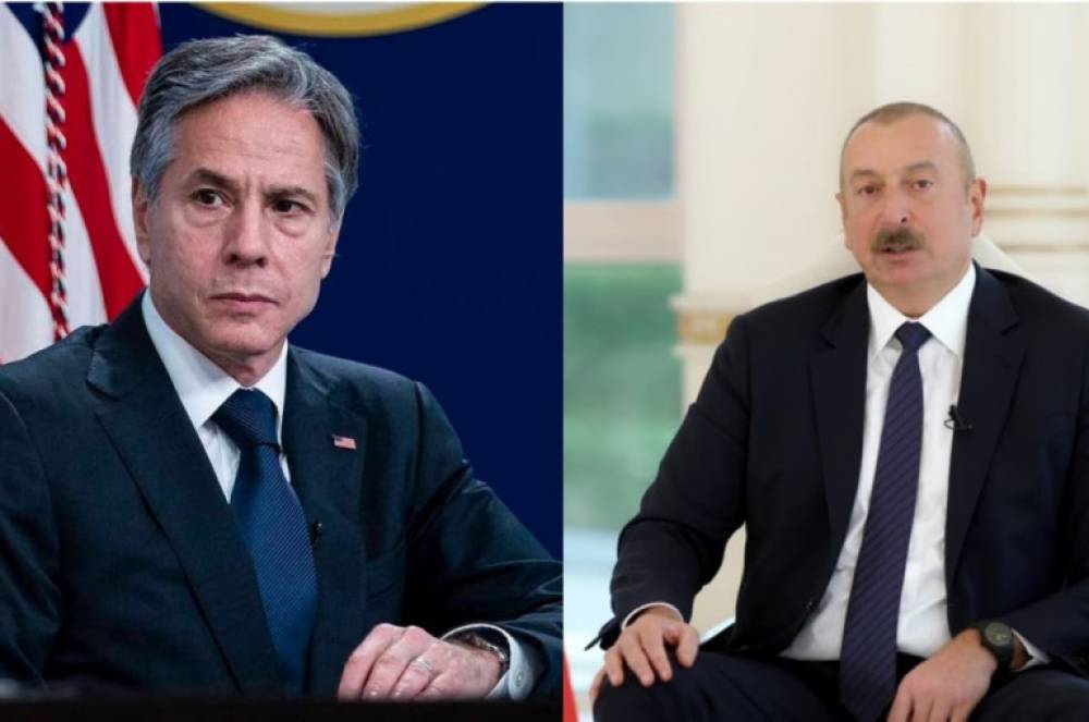 Բլինկենն Ալիևի հետ զրույցում մտահոգություն է հայտնել Լաչինի միջանցքում Ադրբեջանի կողմից անցակետի տեղակայման կապակցությամբ