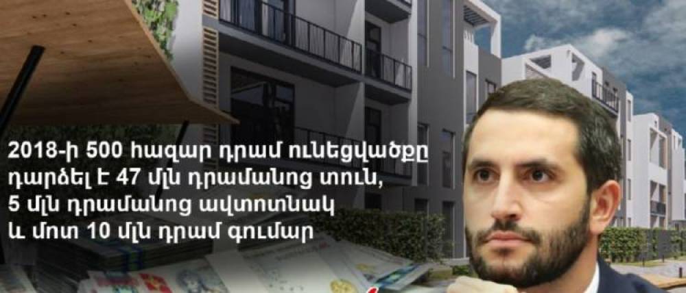 47 մլն․ դրամ արժողությամբ բնակարան, ավտոկայանատեղի․ ի՞նչ է հայտարարագրել ԱԺ փոխնախագահ Ռուբեն Ռուբինյանը. «Ժողովուրդ»