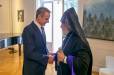 Մեծի տանն Կիլիկիո Արամ Ա կաթողիկոսը հանդիպել է Հունաստանի վարչապետ Կիրիակոս Միցոտակիսի հետ