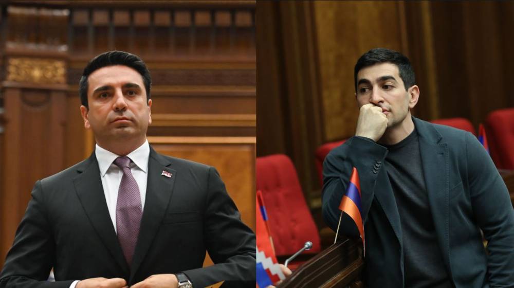 ԱԺ նախագահը՝ Լևոն Քոչարյանի՝ իրեն վերևից շպրտելու մասին. ինչպես պատասխանեց Սիմոնյանը