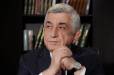 Սերժ Սարգսյանի անունից ծաղկեպսակ է դրվել «Հաղթանակ» զբոսայգու Անմար կրակի մոտ