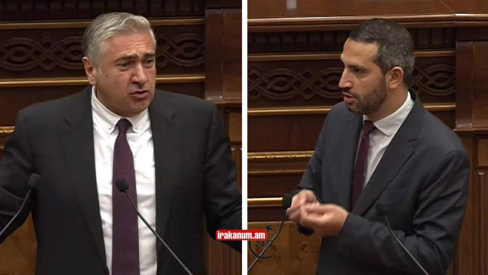 ԱԺ-ում իրավիճակը լարվեց. Ռուբեն Ռուբինյանն ու Արթուր Խաչատրյանը վիրավորեցին իրար
