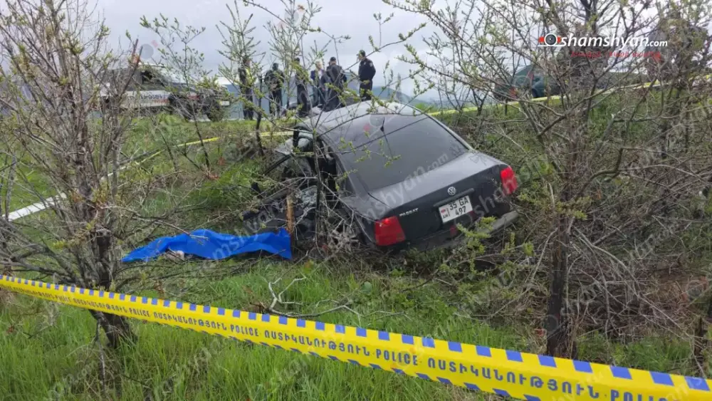 Ապարան-Քուչակ ճանապարհին բախվել են «Nissan Teana»-ն և «Volkswagen»-ը․ կա 1 զոհ, 3 վիրավոր