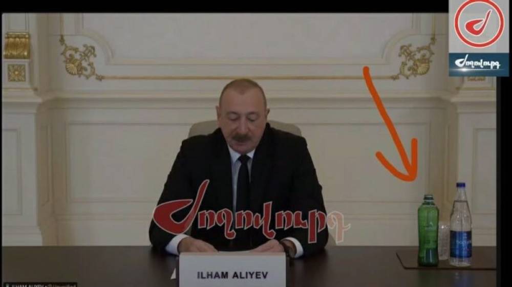 Ադրբեջանի նախագահի սեղանին դրված «Istisu»-ն Քարվաճառի ջուրն է. նոր սադրանք․ «Ժողովուրդ»
