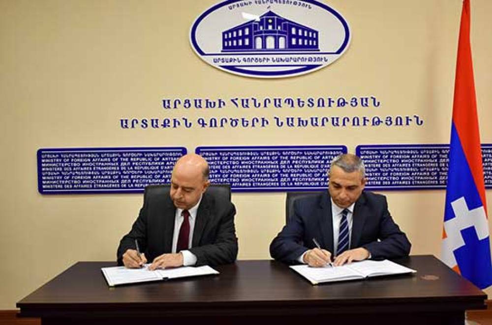 Արցախի ԱԳՆ և Լիբանանի Հայկազյան համալսարանի միջև ստորագրվել է Համագործակցության մասին հուշագիր
