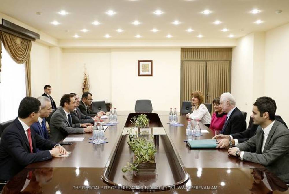 Հայկ Մարությանն ընդունել է ամերիկյան «Նեյշնըլ ինսթրումենթս» ընկերության նախագահ Ջեյմս Թրուշարդին