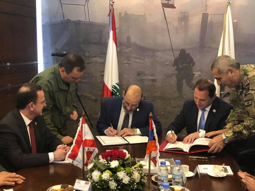 ՀՀ պաշտպանության նախարար Դավիթ Տոնոյանն աշխատանքային այցով Լիբանանում է