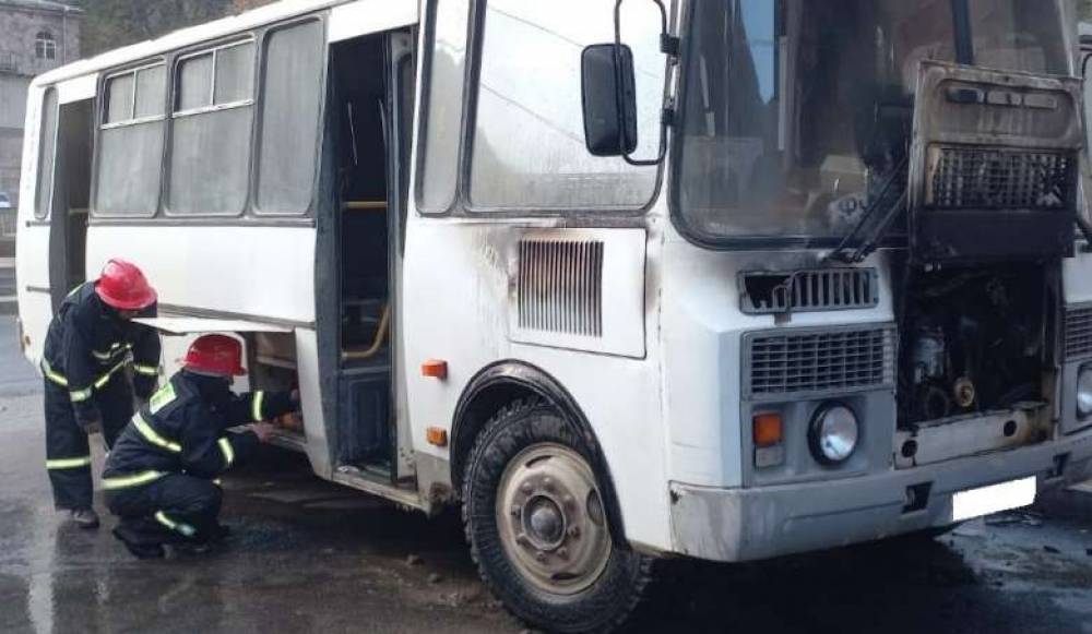 Կապանում ավտոբուս է այրվել