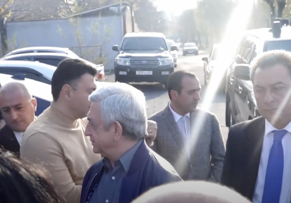 «Ոնց որ քիչ է մնացել դատական նիստին, շնորհակալ եմ բոլորիդ». Սերժ Սարգսյան