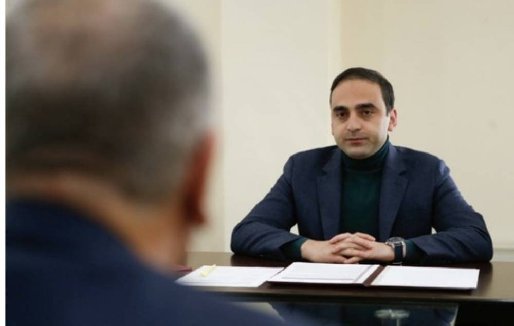 Երևանի քաղաքապետ Տիգրան Ավինյանը հանդիպել է Եվրոպական միության պատվիրակության ղեկավար, դեսպան Վասիլիս Մարագոսի հետ
