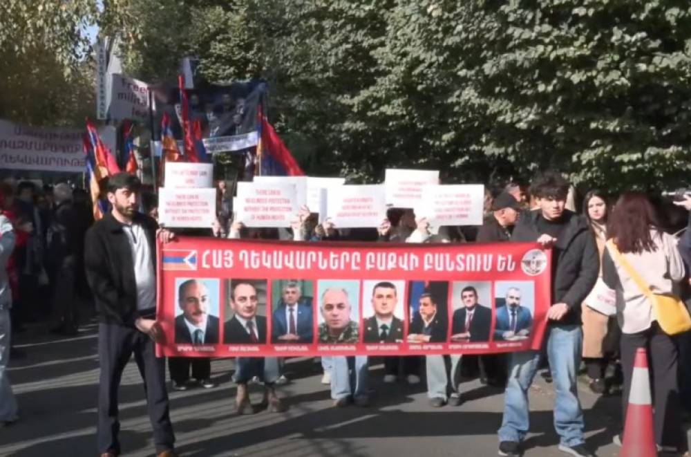 Ակցիայի նպատակը շատ հստակ է՝ հայ ռազմագերիների և այլ պահվող անձանց ազատ արձակում. ՄԱԿ-ի գրասենյակի մոտ բողոքի ակցիա է ընթանում