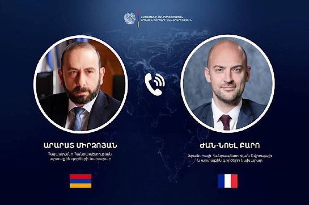 Միրզոյանը Ֆրանսիայի արտգործնախարարի հետ հարավկովկասյան տարածաշրջանին վերաբերող հարցեր է քննարկել