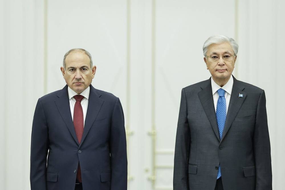 Նիկոլ Փաշինյանը և Կասիմ-Ժոմարտ Տոկաևը կարևորել են երկաթուղով Ղազախստանից Հայաստան ցորենի ներկրման փաստը և հույս հայտնել, որ այդ գործընթացը կլինի շարունակական