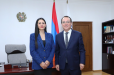 Անահիտ Մանասյանը հյուրընկալել է ԵԱՀԿ ԽՎ փոխնախագահ, ԵԱՀԿ ԽՎ Հարավային Կովկասի հարցերով հատուկ ներկայացուցիչ Լուիս Գրասայի գլխավորած պատվիրակությանը