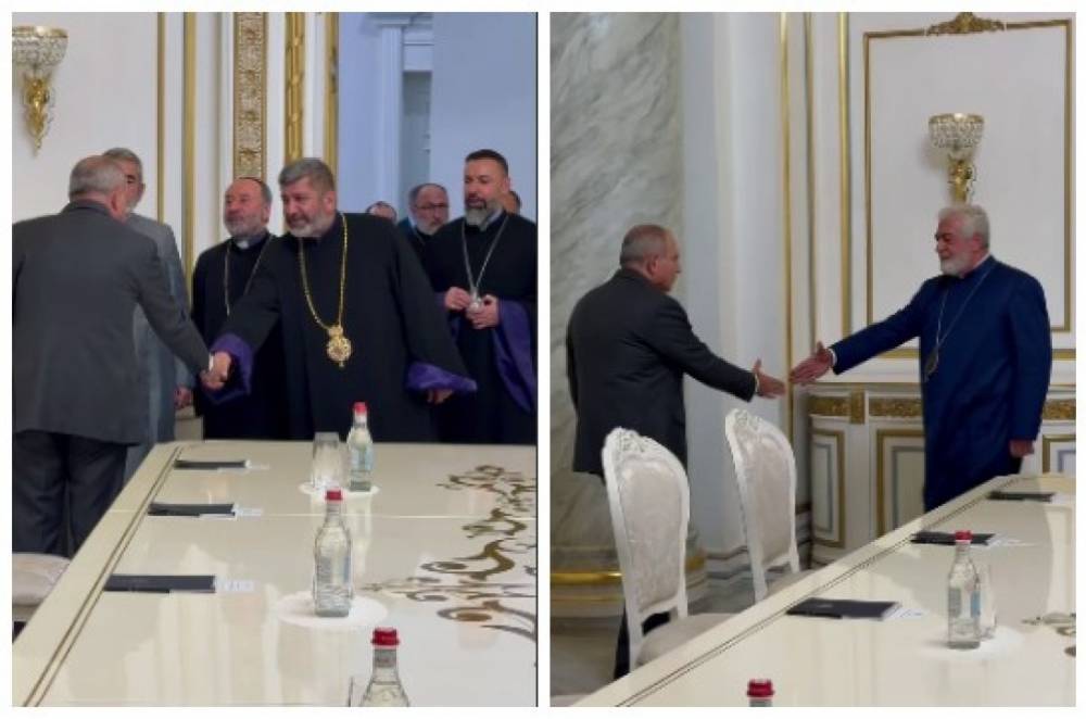 Փաշինյանը հանդիպել է մի խումբ եպիսկոպոսների հետ (Տեսանյութ)