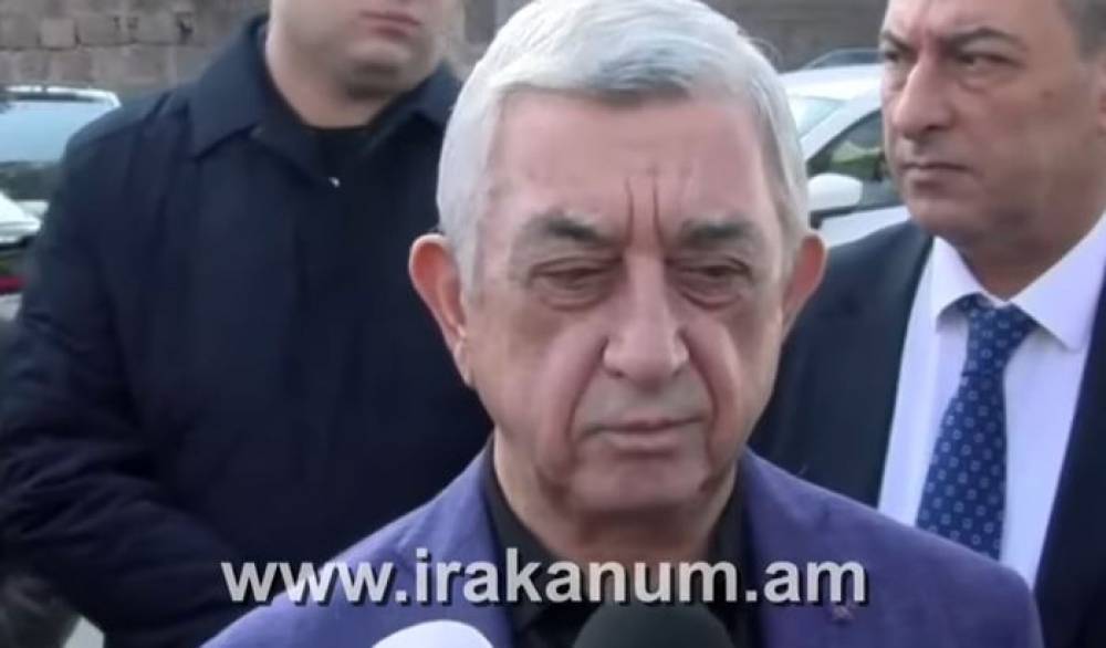 Ես խաղաղություն չեմ տեսնում. Սերժ Սարգսյան