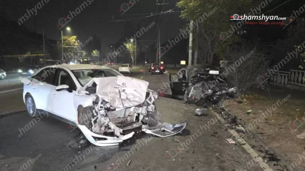 Խոշոր ու շղթայական ավտովթար՝ Երևանում․ վիրավորներ կան