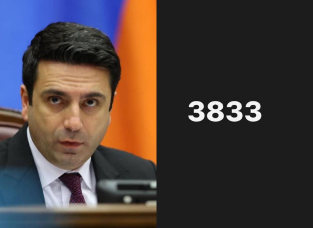 44-օրյա պատերազմի հետևանքով զոհվել է 3833 անձ. Ալեն Սիմոնյան