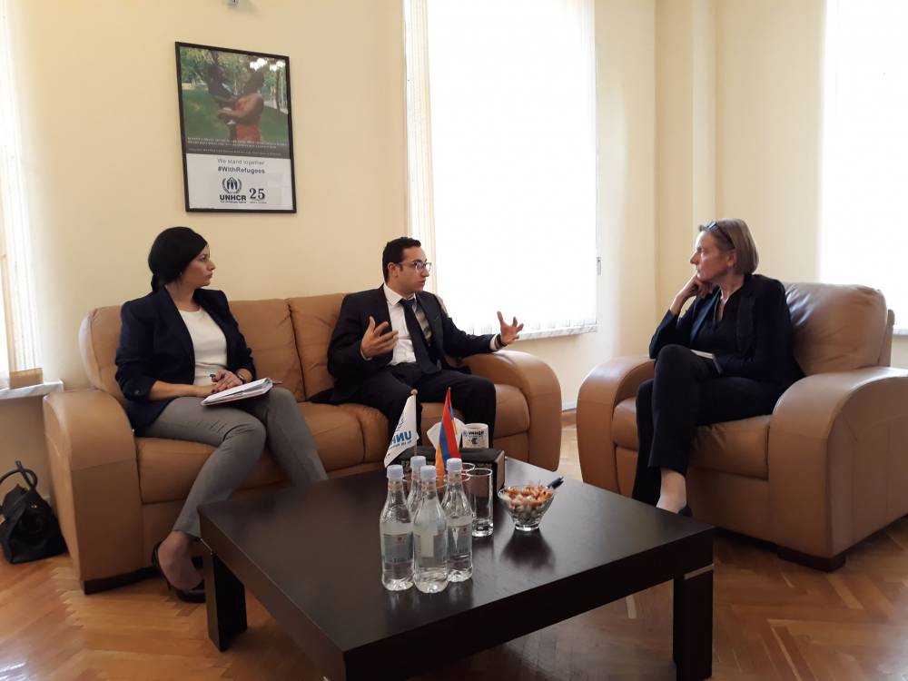 Մխիթար Հայրապետյանը հանդիպել է ՄԱԿ ներկայացուցչին