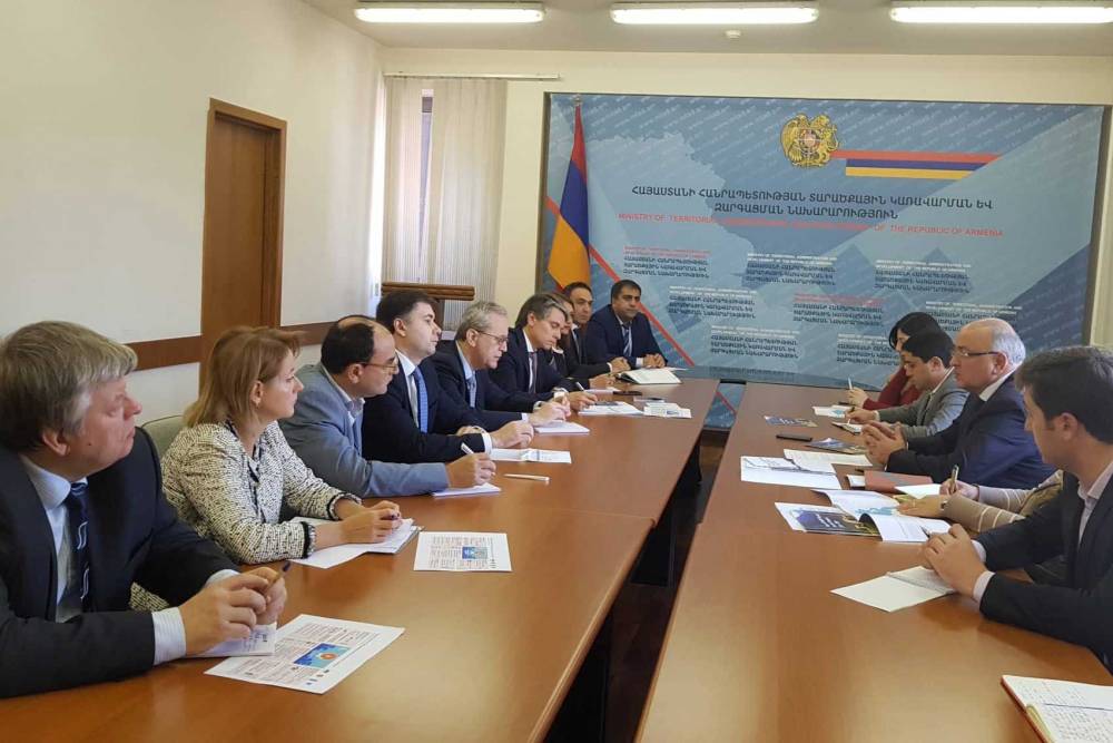 Վաչե Տերտերյանն ընդունել է ՄԱԿ-ի զարգացման ծրագրի և ՌԴ կառավարական պատվիրակության ներկայացուցիչներին
